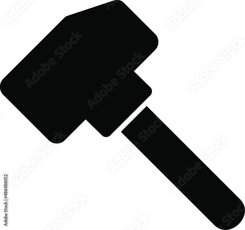 Sledge hammer Glyph Icon