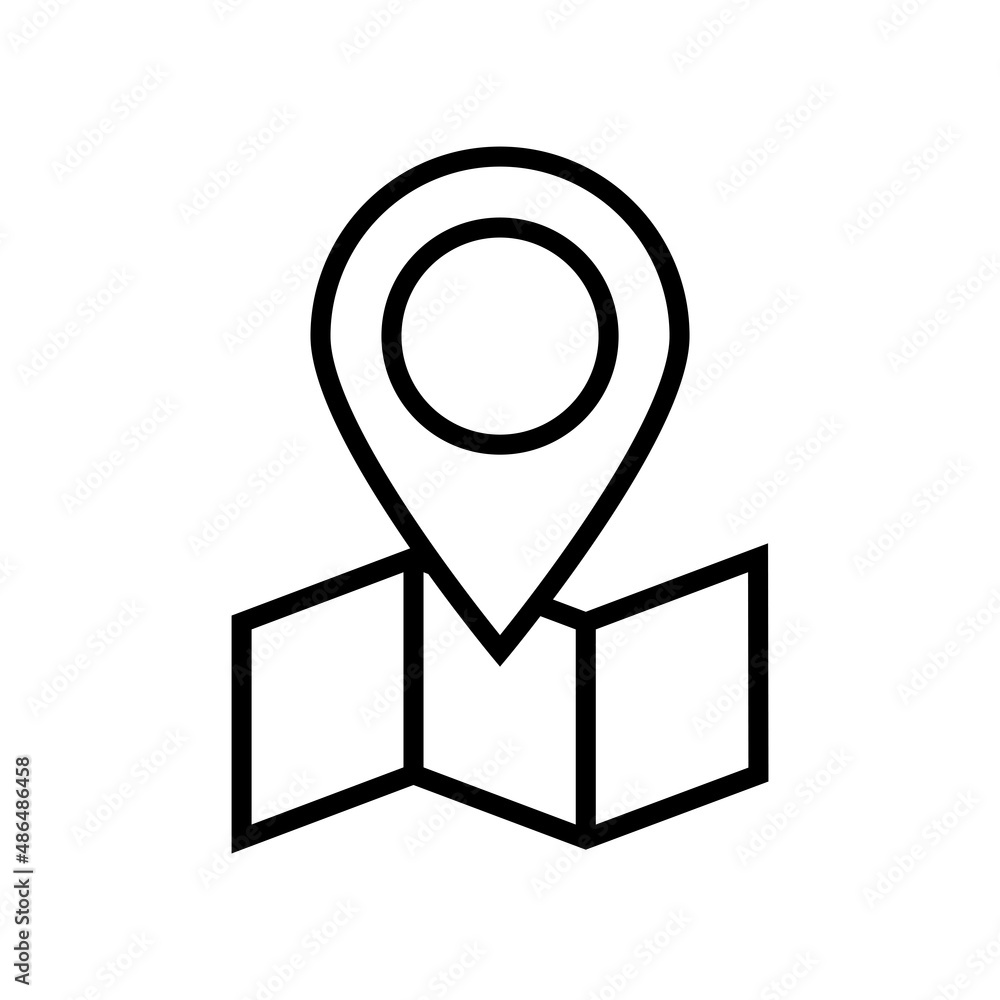 location map pointer icon vector location map pointer icon vector