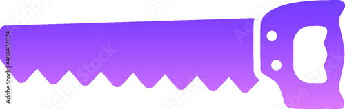 Handsaw Glyph Gradient