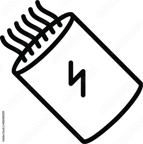 Electric wires Line Icon