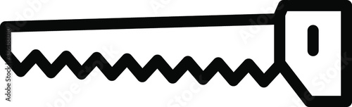 Handsaw Line Icon