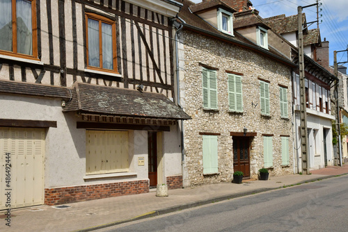 Ivry la Bataille  France - june 23 2021   picturesque village