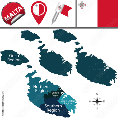 Map of Malta