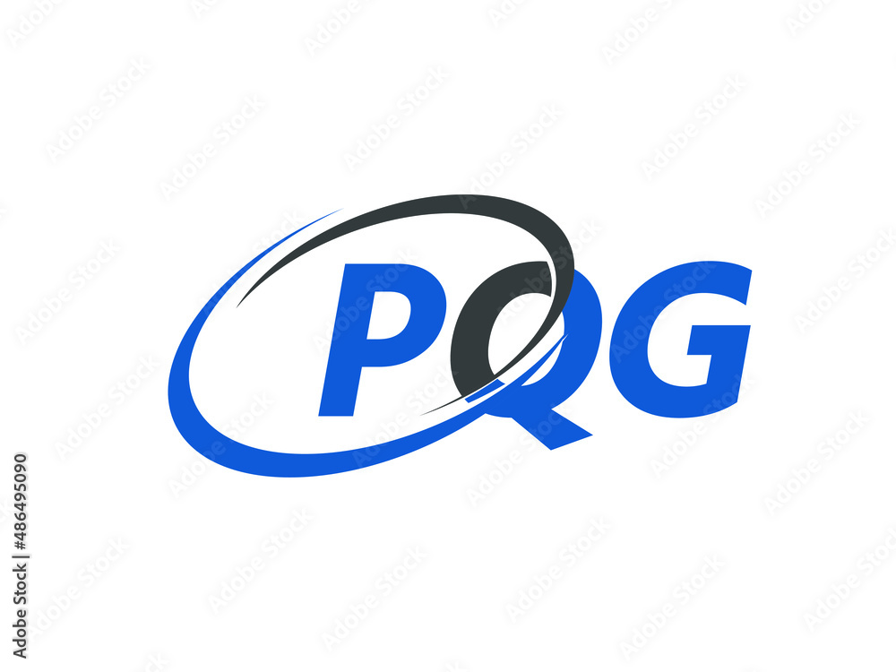 PQG letter creative modern elegant swoosh logo design PQG letter creative modern elegant swoosh logo design