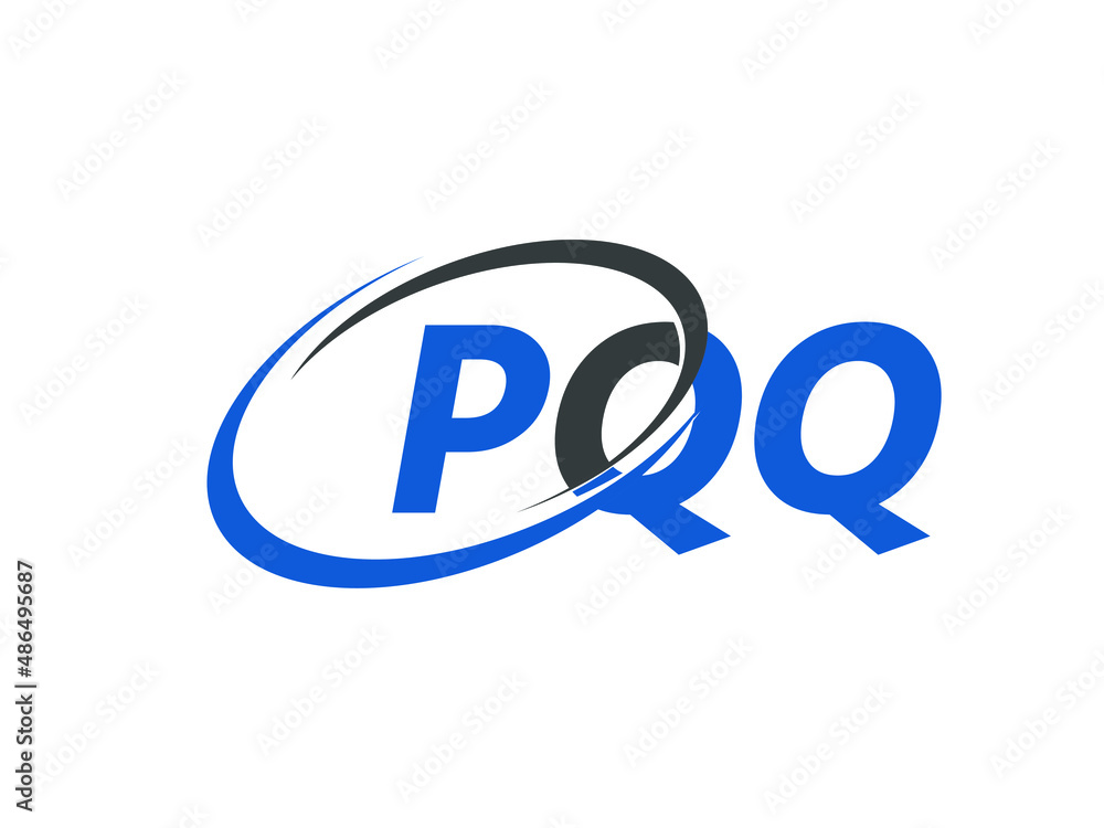PQQ letter creative modern elegant swoosh logo design PQQ letter creative modern elegant swoosh logo design