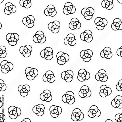 simple vector pattern small geometric figures
