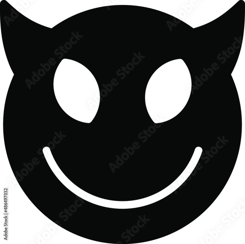 Wallpaper Mural devil Glyph Icon Torontodigital.ca