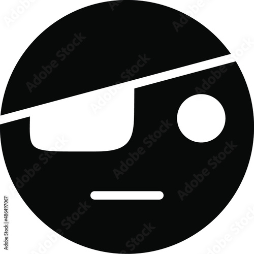 eye patch Glyph Icon