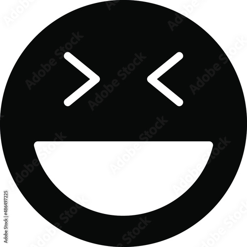 laughter Glyph Icon