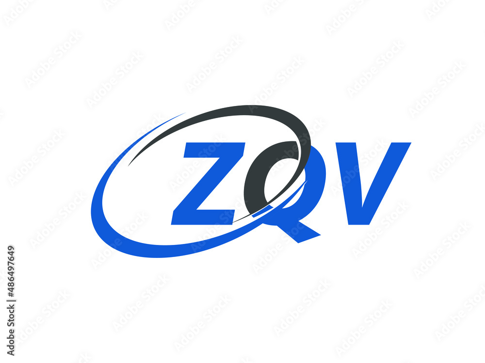 ZQV letter creative modern elegant swoosh logo design ZQV letter creative modern elegant swoosh logo design