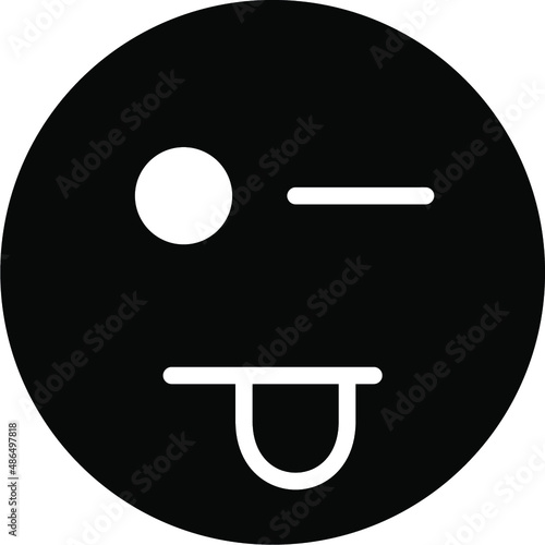 teasing Glyph Icon