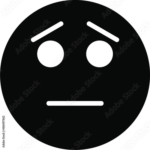 upset Glyph Icon