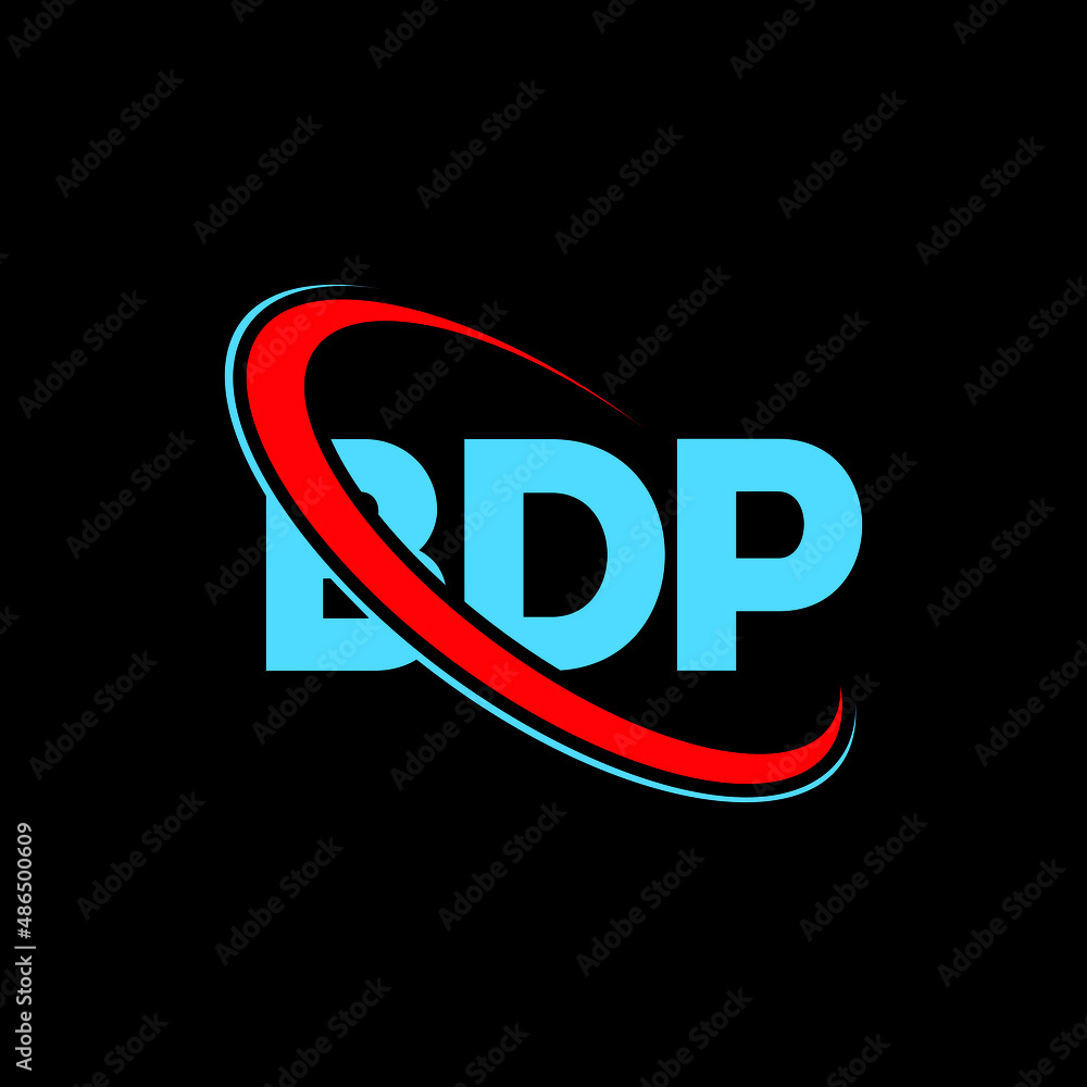 BDP logo. BDP letter. BDP letter logo design. Initials BDP logo linked