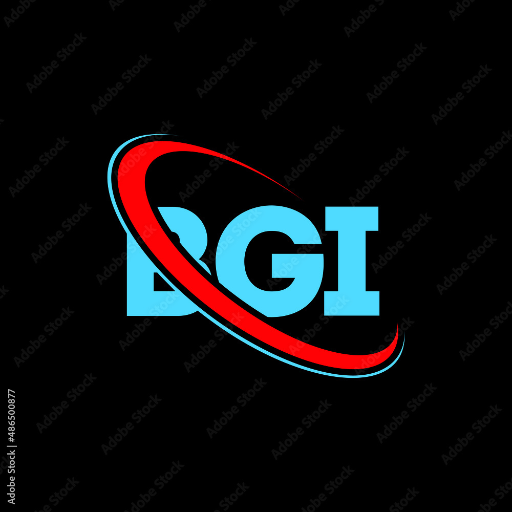 Vektorová grafika „BGI logo. BGI letter. BGI letter logo design ...