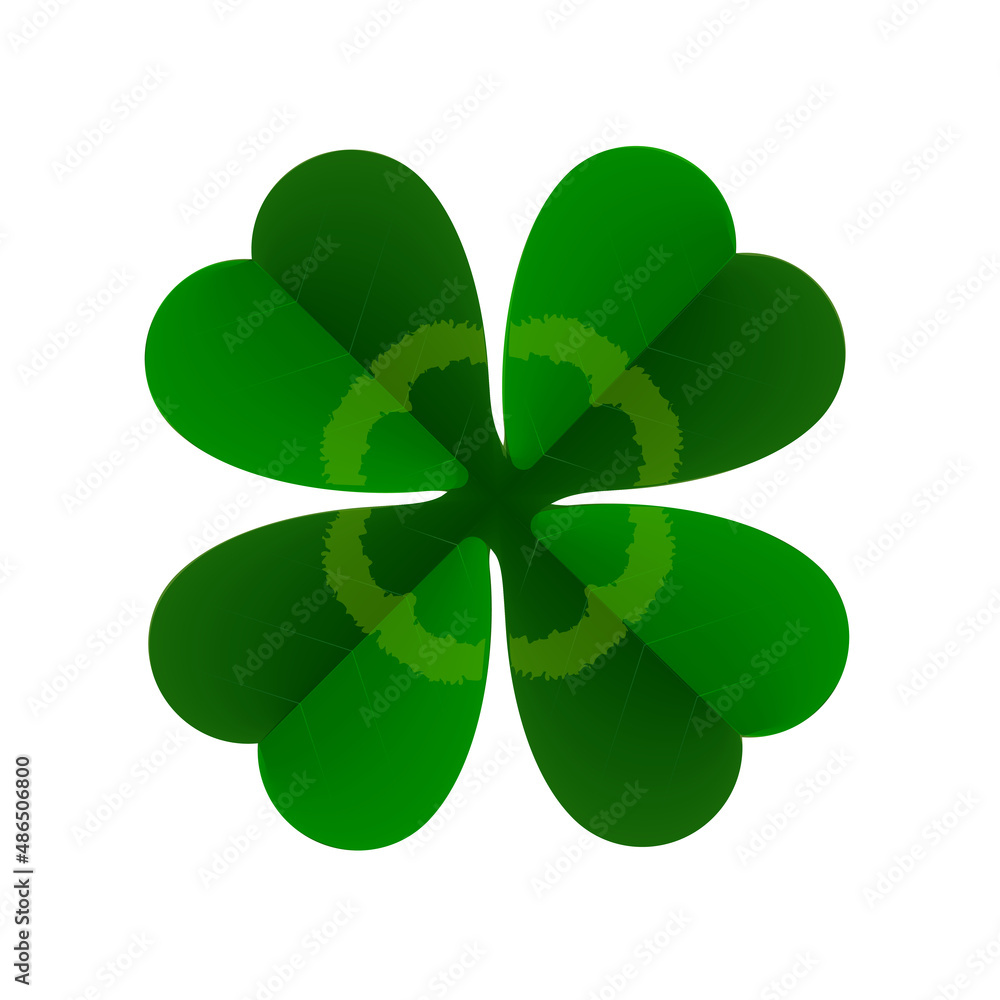 Leaf of a clover symbol of Ireland, vector illustration. Leaf of a clover symbol of Ireland, vector illustration.