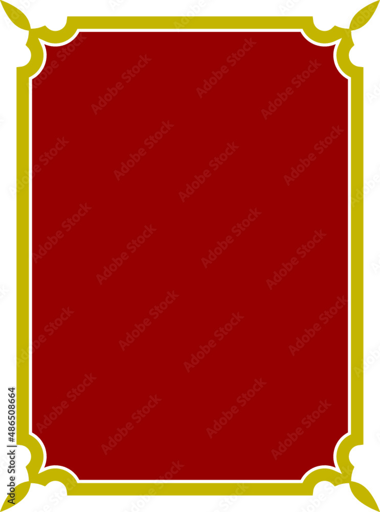 Red border frame board. Vector background or book page. Simple rectangular billboard, plaque, signboard or label Red border frame board. Vector background or book page. Simple rectangular billboard, plaque, signboard or label