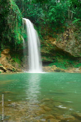 Natural Monument Salto De Socoa in north coast Dominican republic © ALEKSEI