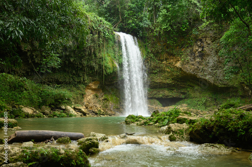 Fototapeta Naklejka Na Ścianę i Meble -  Idelyc cascade in tropical south american country