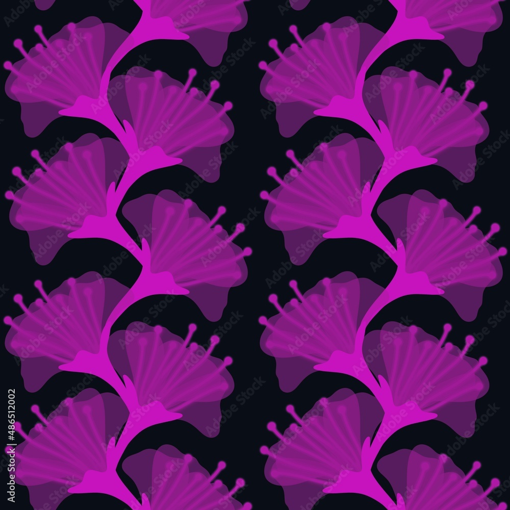 Simple floral seamless pattern with flowers for fabrics and cards and linens and kids and wrapping paper Simple floral seamless pattern with flowers for fabrics and cards and linens and kids and wrapping paper