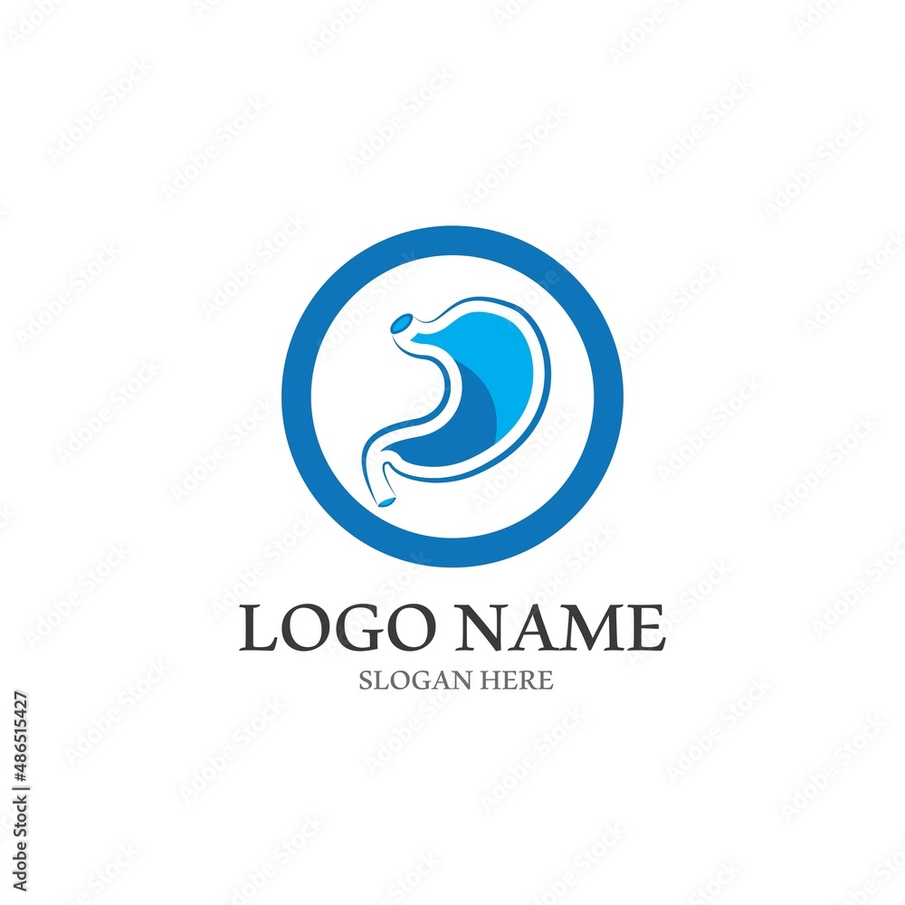 stomach care icon design concept stomach care icon design concept