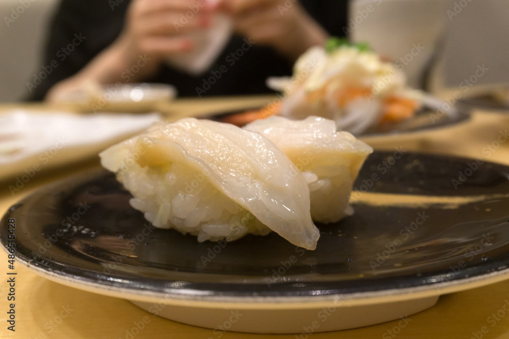 つぶ貝寿司
つぶ貝寿司