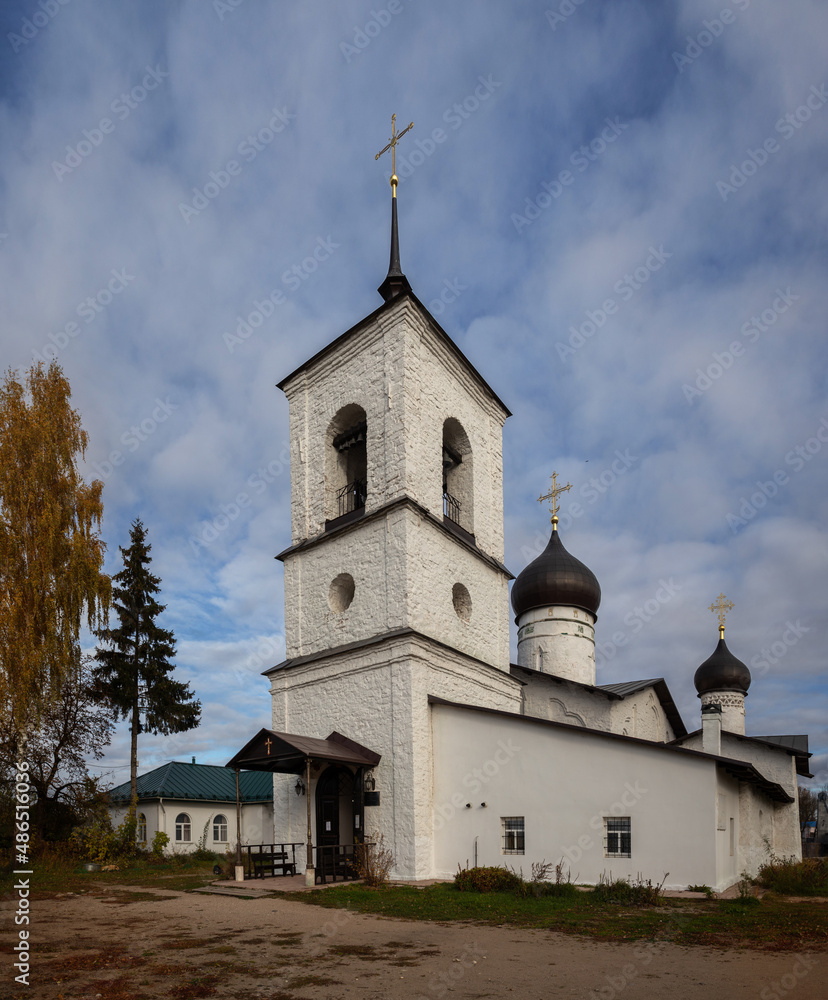 Fototapeta premium Ancient church in town of Ostrov