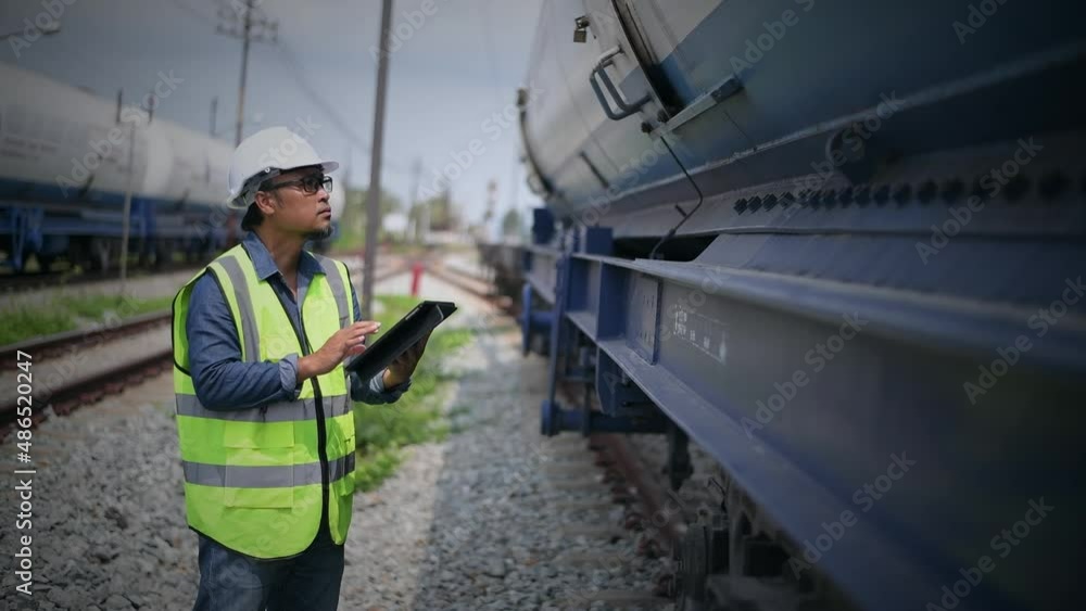 Vidéo Stock Engineer under inspection and checking construction process ...