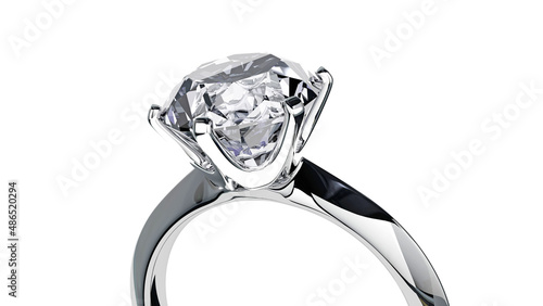 Bild auf Leinwand Close up jewelry diamond white gold ring luxury gem special gift for engage wedd
