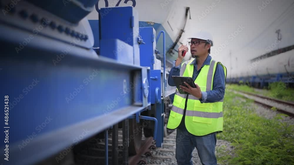 Vidéo Stock Engineer under inspection and checking construction process ...