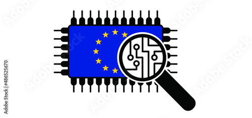 Hybrid war and warfare, DDoS attack. Cyber war, Europe and Russia conflict. Hackers and cyber crime, Hackers and cyber criminals phishing steal personal information, login details or password, 