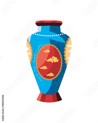 Εκτύπωση καμβά blue chinese porcelain