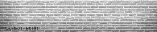black and White grunge brick wall texture background with old dirty and vintage style pattern
