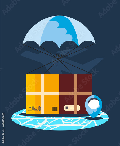 delivery items illustration