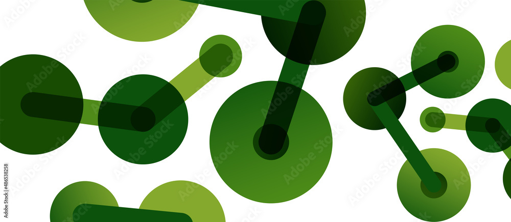 Abstract background. Round dots connected by lines. Trendy techno business template for wallpaper, banner, background or landing Abstract background. Round dots connected by lines. Trendy techno business template for wallpaper, banner, background or landing