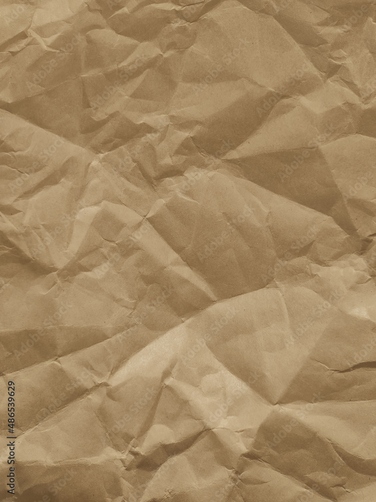 Obraz premium crumpled paper,unfolded piece paper background, Vintage paper background