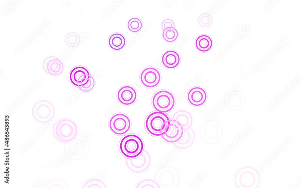 Light Purple vector layout with circle shapes. Light Purple vector layout with circle shapes.