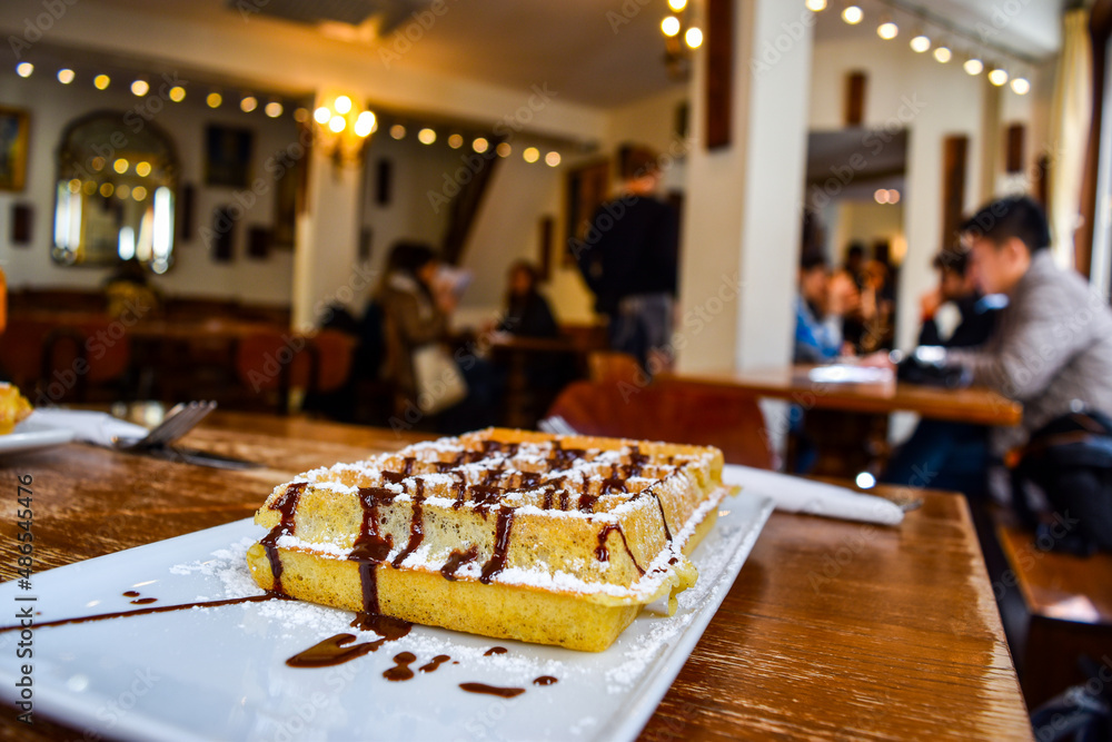 Fototapeta premium cake with chocolate