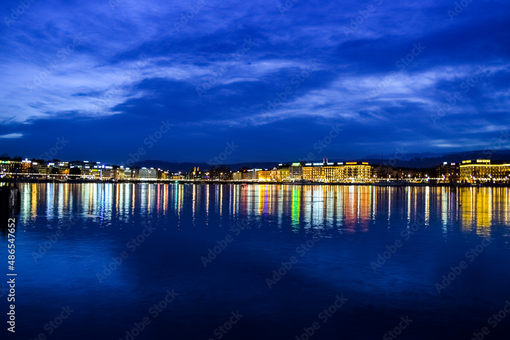 Obraz premium night river