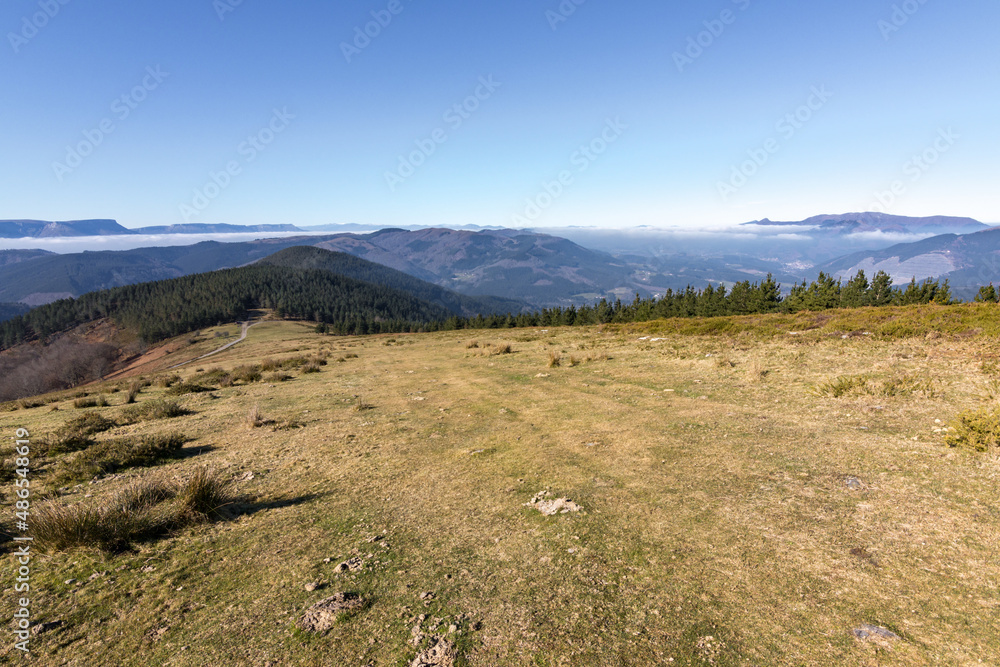Views from Kolometa mountain and surrounding area in Gorbea Natural Park (Spain) Views from Kolometa mountain and surrounding area in Gorbea Natural Park (Spain)
