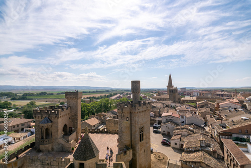 Medieval castle located in the center of the town of Olite.