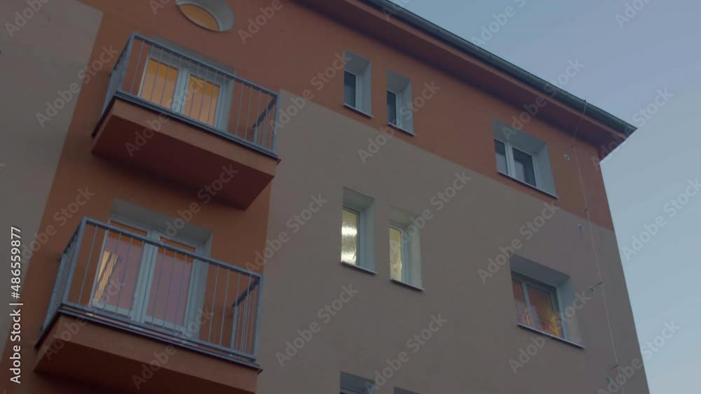 Windows of an apartment building. Rental market. High demand during lockdown sends rents soaring Windows of an apartment building. Rental market. High demand during lockdown sends rents soaring