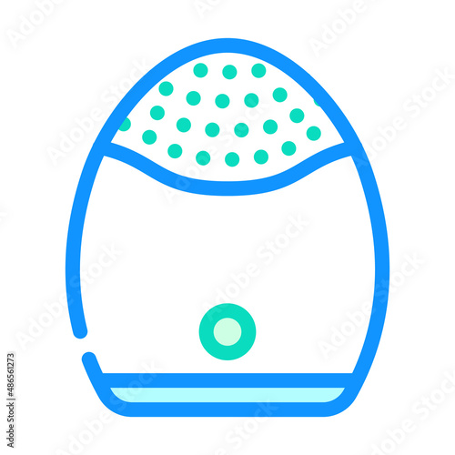 face massager device color icon vector. face massager device sign. isolated symbol illustration