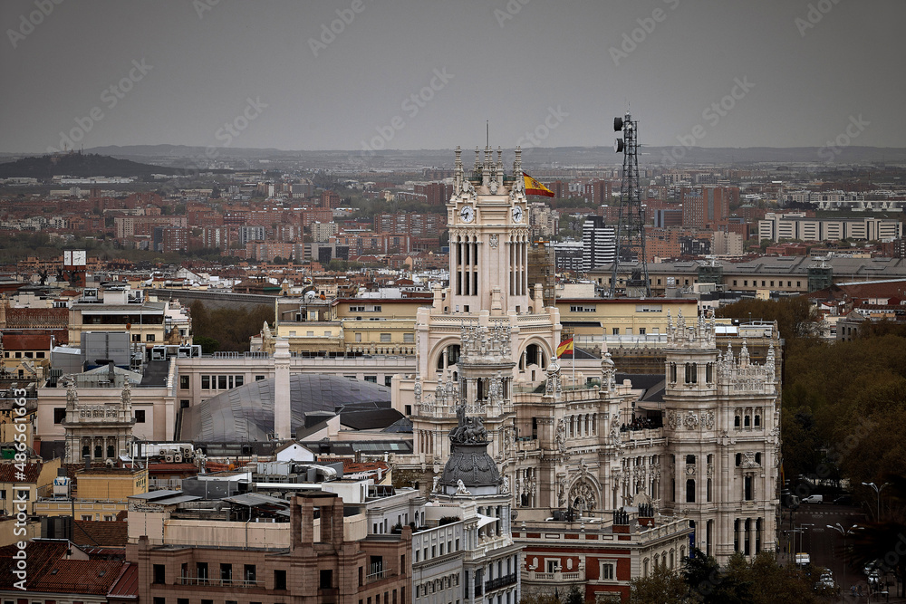 Ciudad de Madrid , España. Edificio Compañía Telefónica
