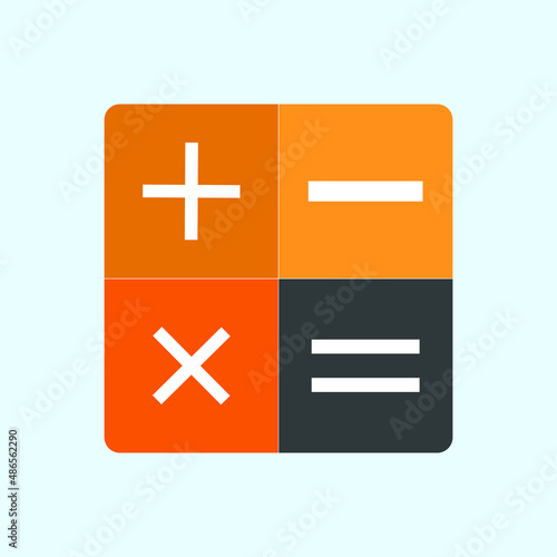 calculator icon vector template colorful   sign of calculator colorful  © creativeKawsar