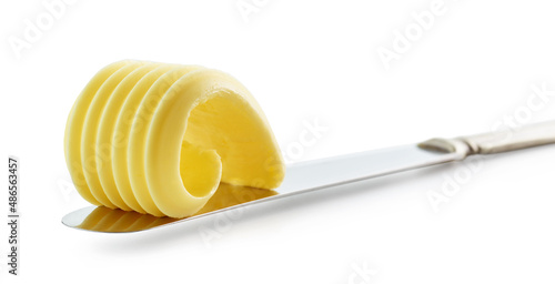 curl of fresh butter photo