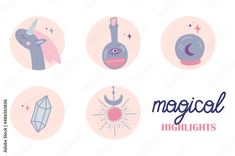 Social media highlight covers. Mystic set of boho minimal icons, simple bohemian hand drawn logo design. Vector illustration. Social media highlight covers. Mystic set of boho minimal icons, simple bohemian hand drawn logo design. Vector illustration.