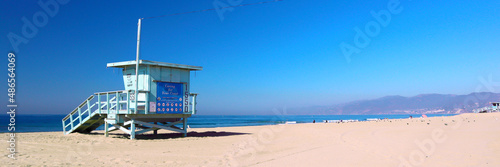 Santa Monica (Los Angeles) California: Santa Monica Beach Lifeguard Tower