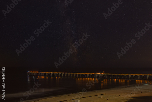 pier at night