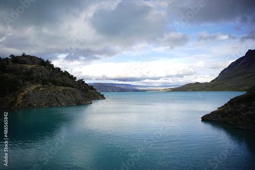 lake and mountains, Perito Moreno