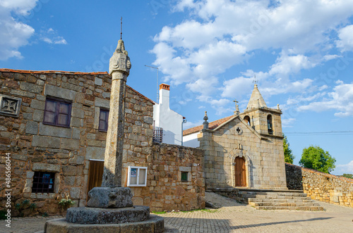 Square of the historical village of Idanha-a-Velha. Portugal. photo